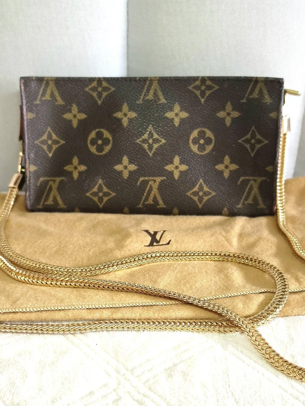 Authentic Louis Vuitton Monogram Pouch